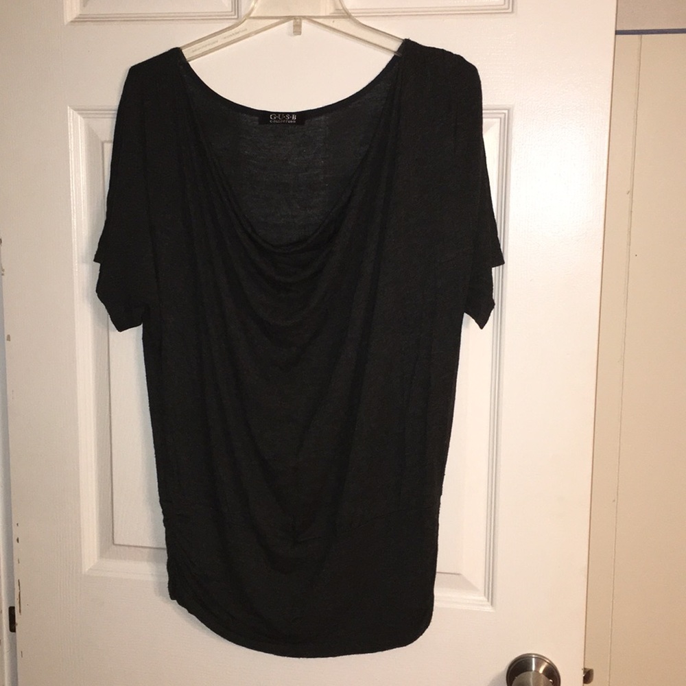 Gray GUSB Jersey Short Sleeve Top. Large